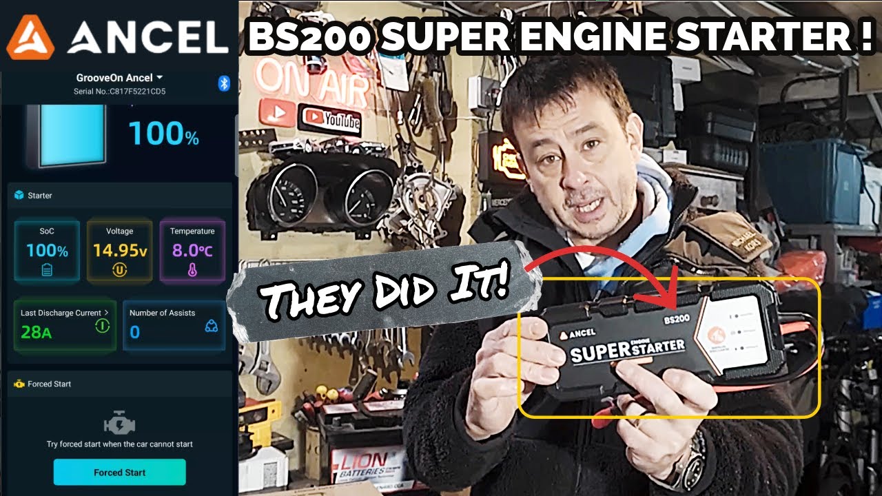ANCEL BS200 Super Engine Starter | Battery Breakthrough In Cold Weather Starting!
