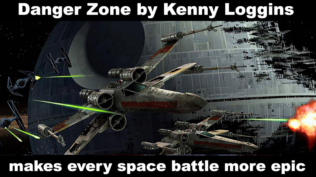 Danger Zone by Kenny Loggins makes every space battle more epic (Return of the Jedi Version)