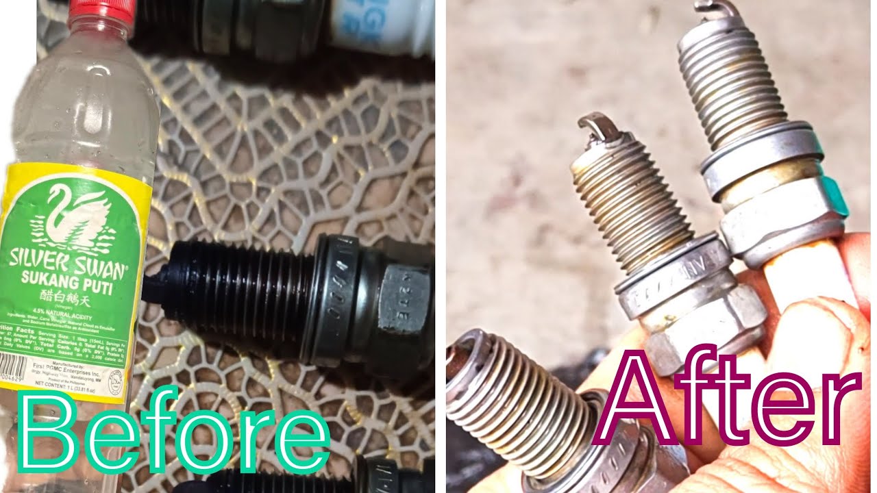 Spark Plug Cleaning with VINEGAR