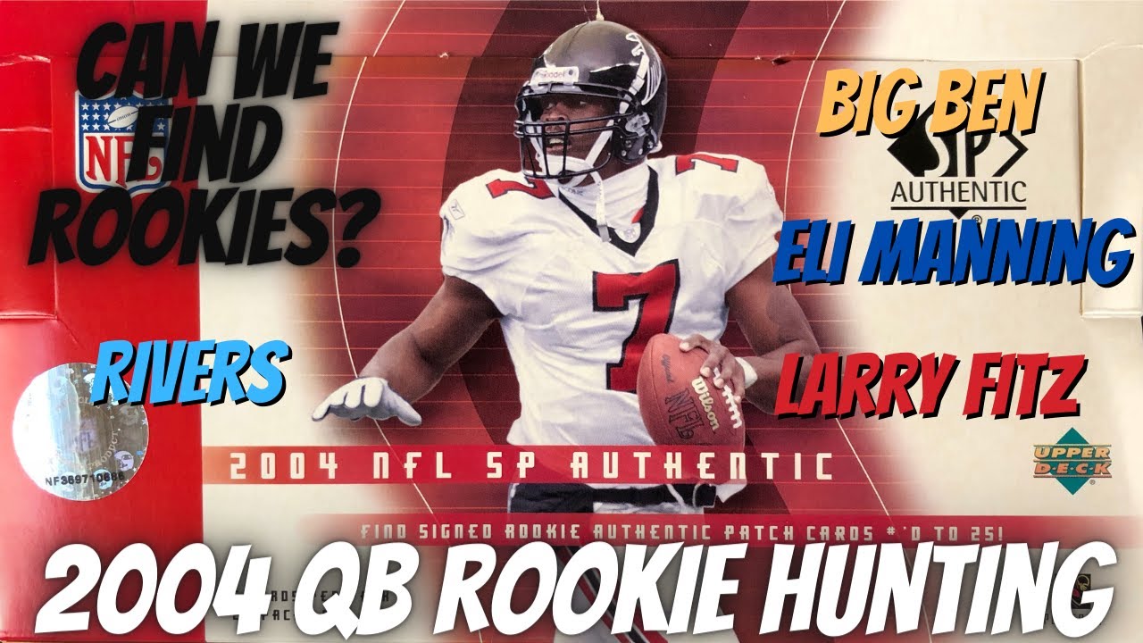 2004 Upper Deck SP Authentic Football Hobby Box. QB Rookie Hunting
