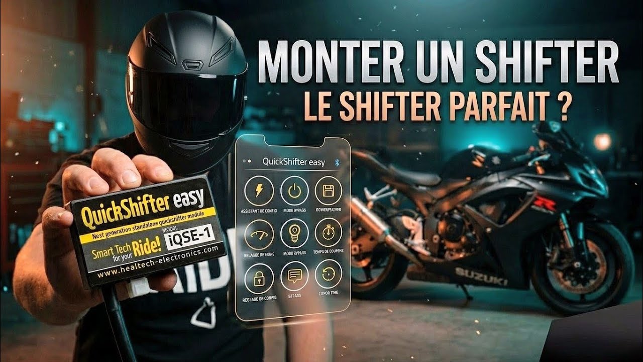 💥On installe un shifter, l’arme absolue pour ma GSX-R ! 🤪 Vlog méca #5 - Moteur Cycle