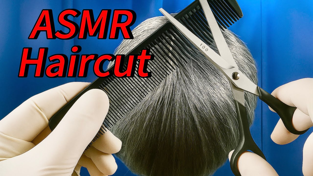 ASMR Haircut ✂️💈 Barber Roleplay | Relaxing Sounds #ASMR #ASMRhaircut #HairStylistRoleplay