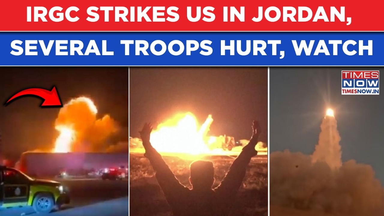 Iran IRGC Strikes US Aircraft In Jordan with Drones & Missiles, Several American Troops Injured