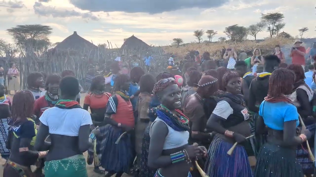 Bull jumping ceremony 2, Omo Valley, Ethiopia