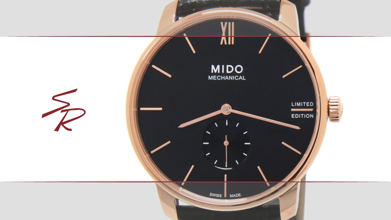 Mido Baroncelli 39mm Black Limited Edition M037.405.36.050.00