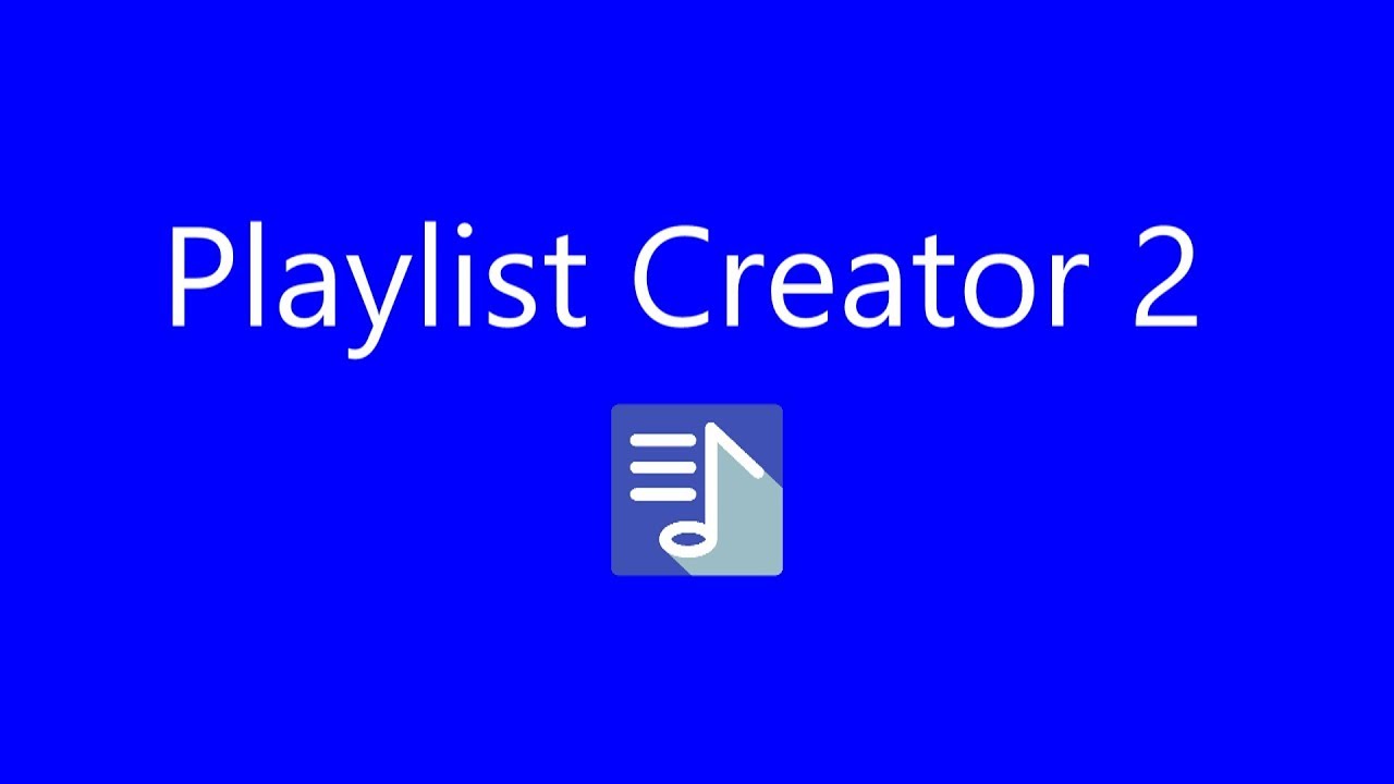 App Promotion Video of Playlist Creator 2 [EN]