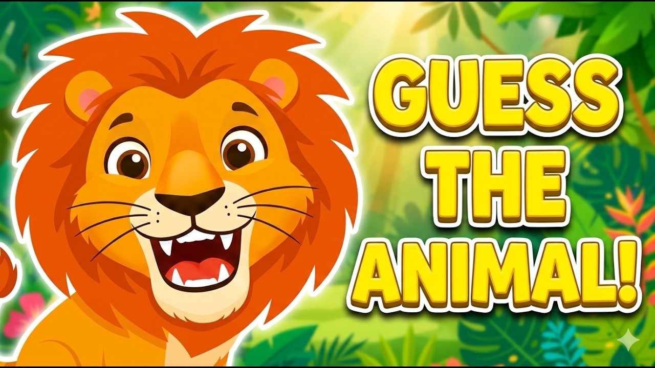 WHO IS THIS? 🦁 Guess the Wild Animal! (Fun Kids Quiz)