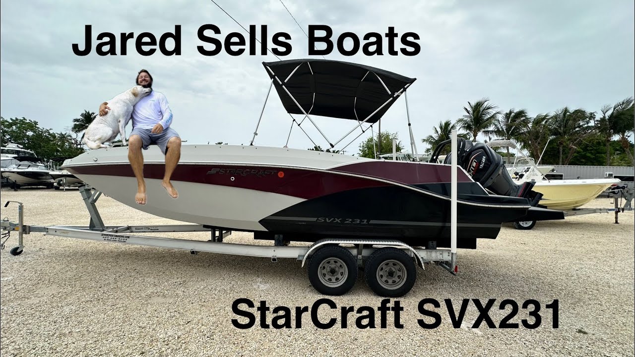 2024 StarCraft SVX231 with Yamaha 250hp SHO Vmax