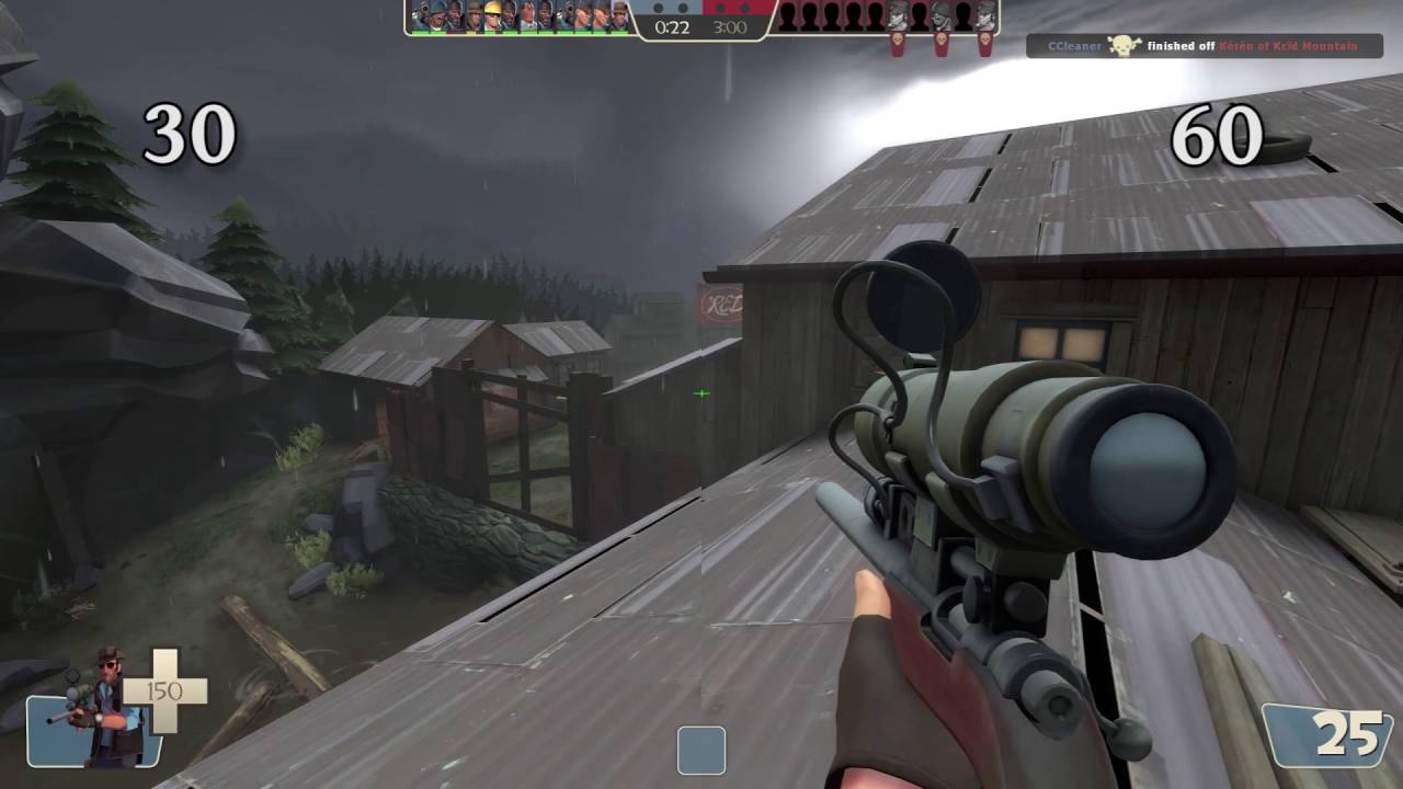 30 VS 60 FPS Team Fortress 2