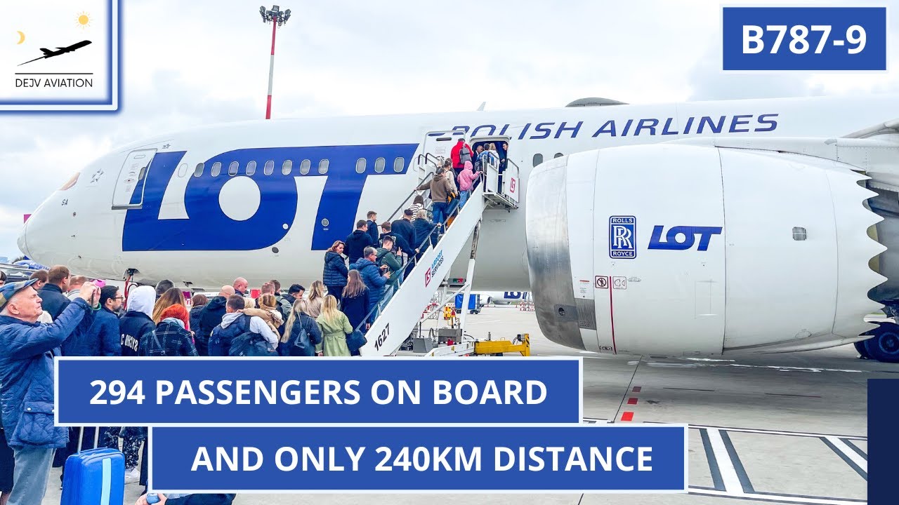[4K] TRIP REPORT | LOT Polish Airlines | ECONOMY CLASS | Boeing 787-9 Dreamliner | Warsaw to Rzeszow