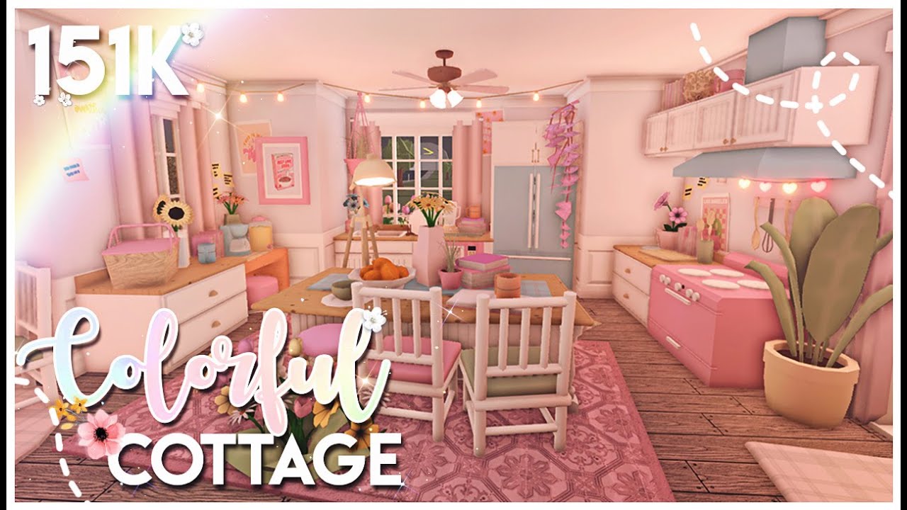 Bloxburg |ೃ⁀➷ 1 Story Colorful Roleplay Cottage! * ˚ || House Build || Daislillia ❀
