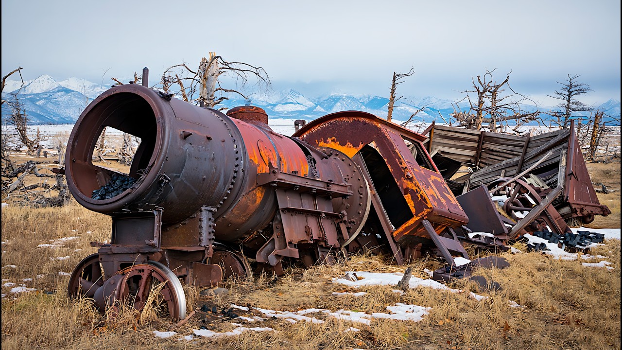 50 Abandoned Steam Trains Across the USA That Time Forgot