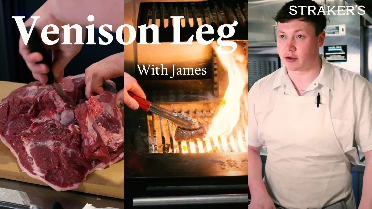 Как приготовить из цельной оленины оленину блюдо для ресторана | С нуля | STRAKER'S