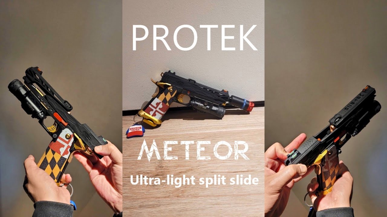 Protek Airsoft, Meteor hi-capa split slide. Assembly montage