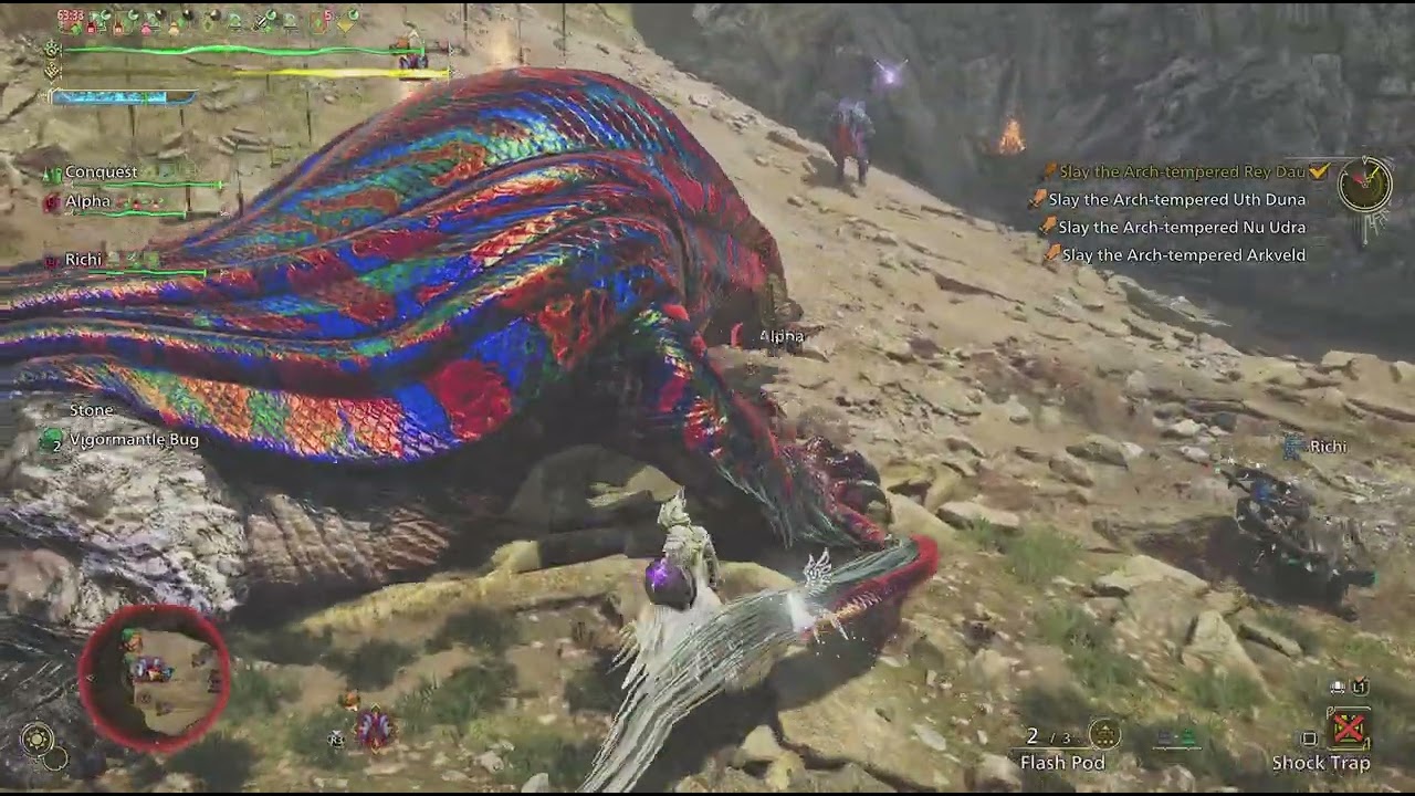 Monster Hunter Wilds_Finshed Proof of a Hero with 15 seconds left