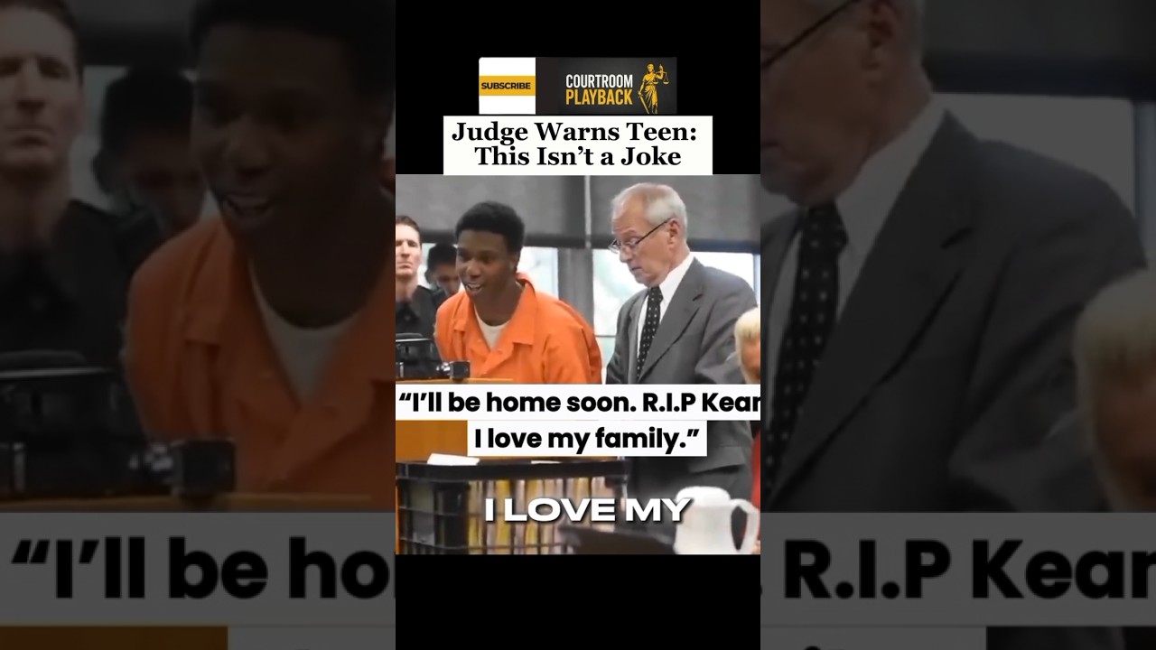 Judge Rebukes Teen for Behavior During Sentencing 