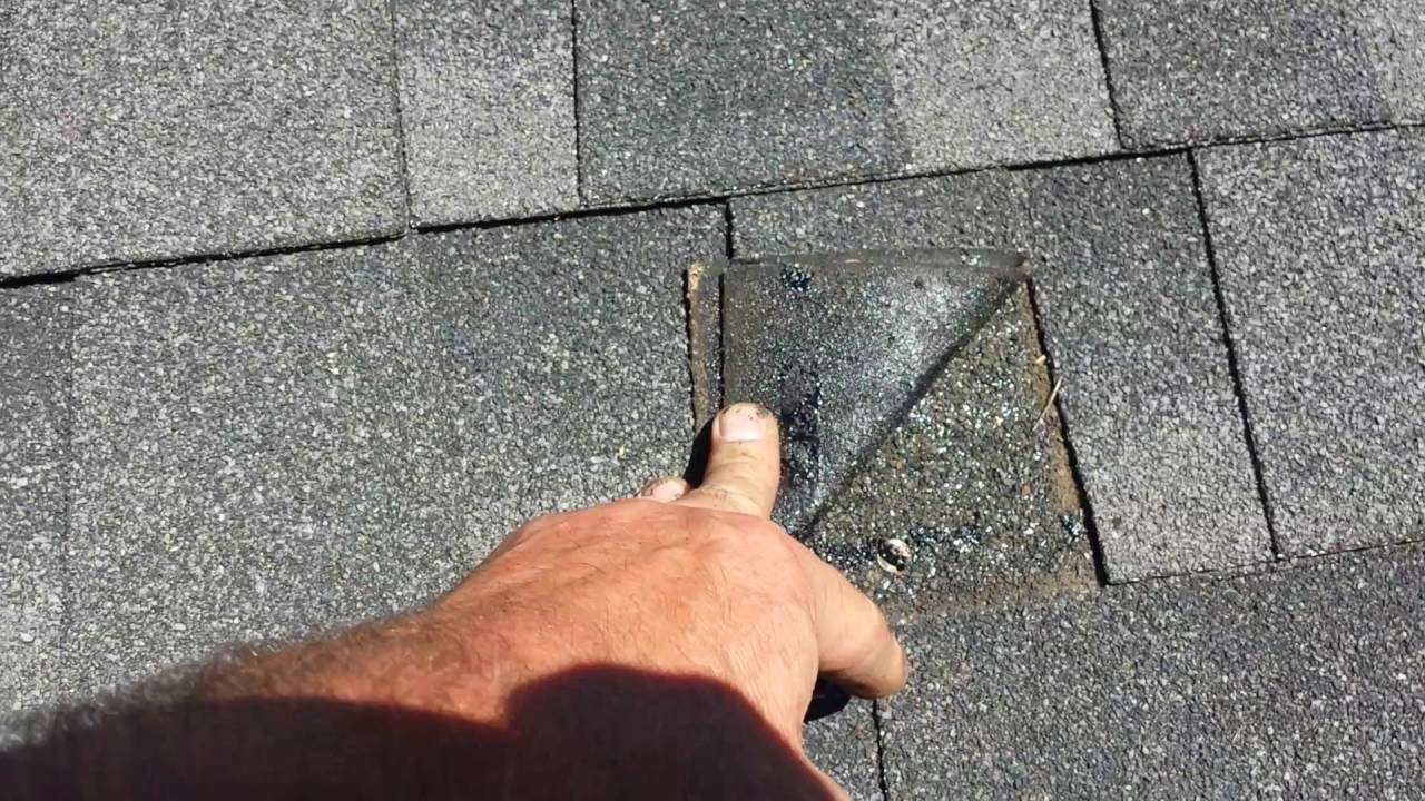 Shingles nailed wrong
