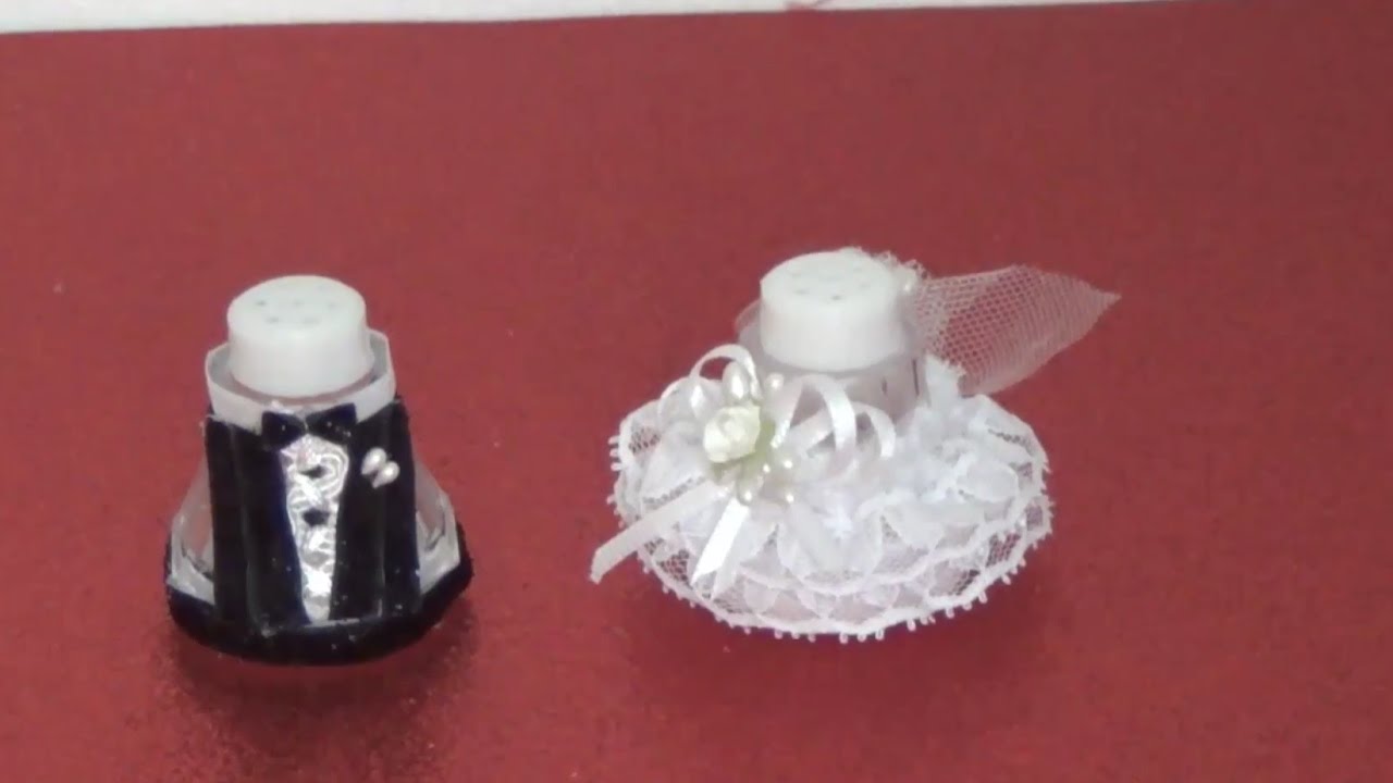 Saleros para Boda o despedida de soltera DIY