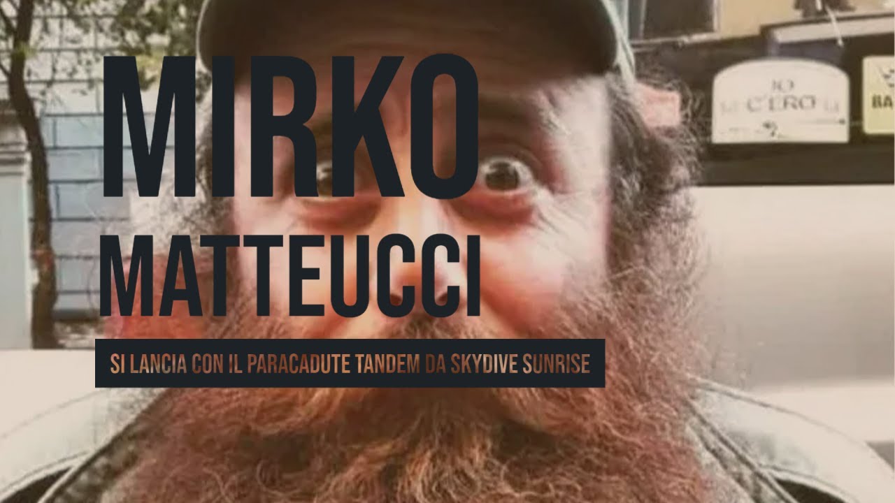 Mirko Matteucci si lancia in paracadute tandem per Propaganda Live di La7 presso Skydive Sunrise