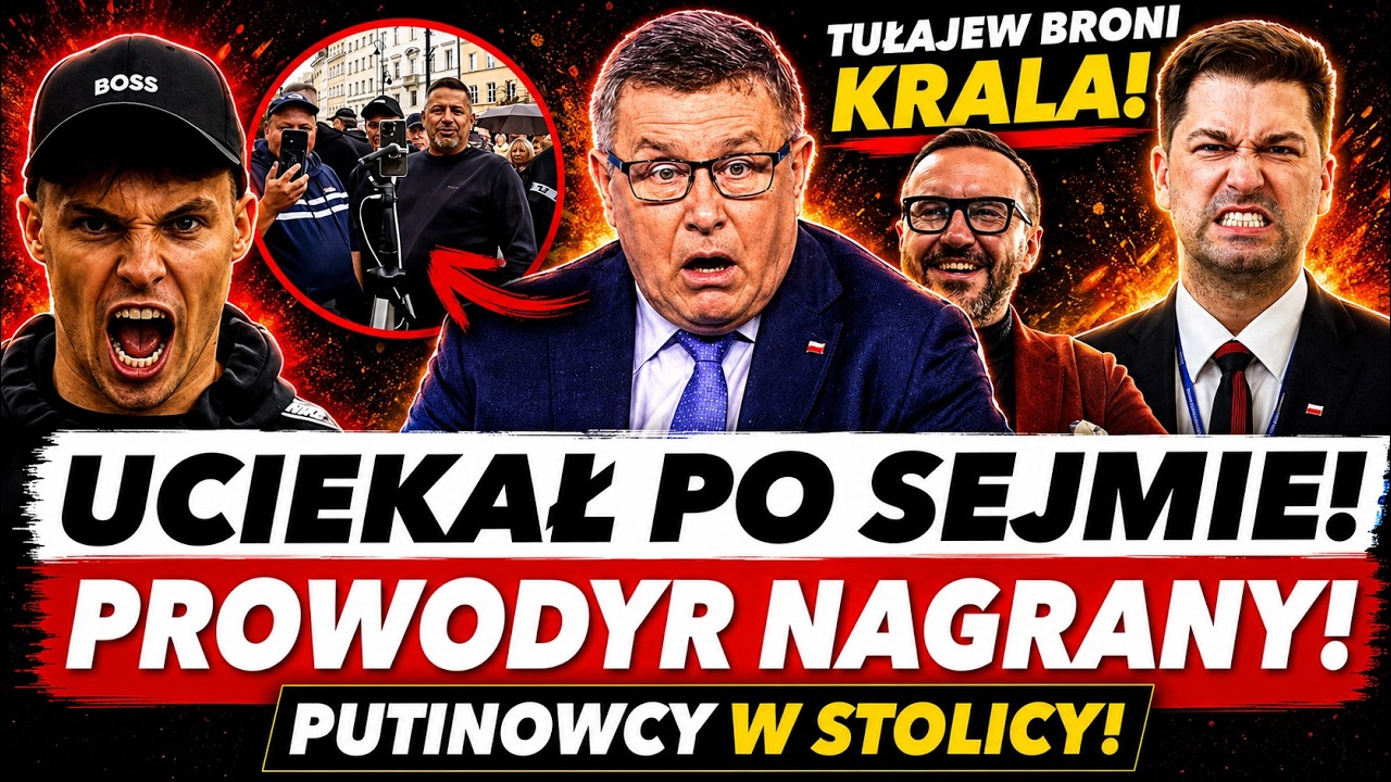 UCIEKAŁ PO SEJMIE! Kuźmiuk drży przez Zondacrypto | Prowokator na wiecu | Tulajew broni krypto-afery