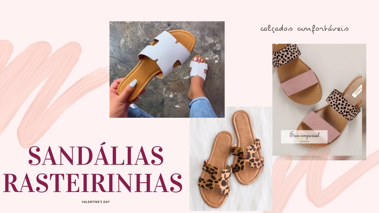 LINDAS SANDÁLIAS RASTEIRINHAS 😍 COLEÇÃO PRIMAVERA-VERÃO 2021 LANÇAMENTOS/TENDÊNCIA MODELOS EM ALTA