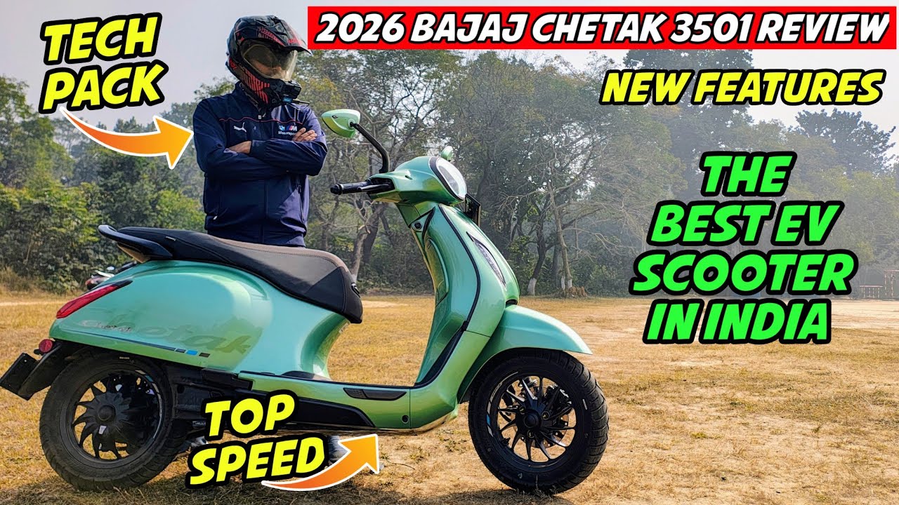 2026 Bajaj Chetak 3501 Review With Tech Pack || Crazy Features & Top Speed || 154KM Range🔥