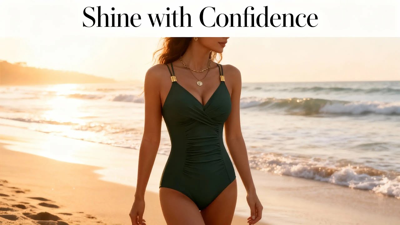 Traje de baño entero que moldea y estiliza tu figura ✨