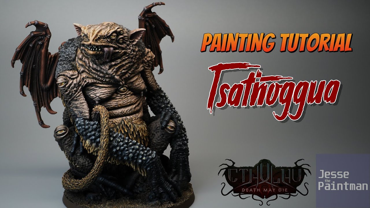 Painting Tsathoggua_Cthulhu Death May Die_Fear of the Unknown | Painting Guide E13