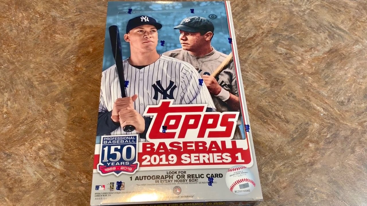 NEW RELEASE!  2019 TOPPS SERIES 1 HOBBY BOX OPENING