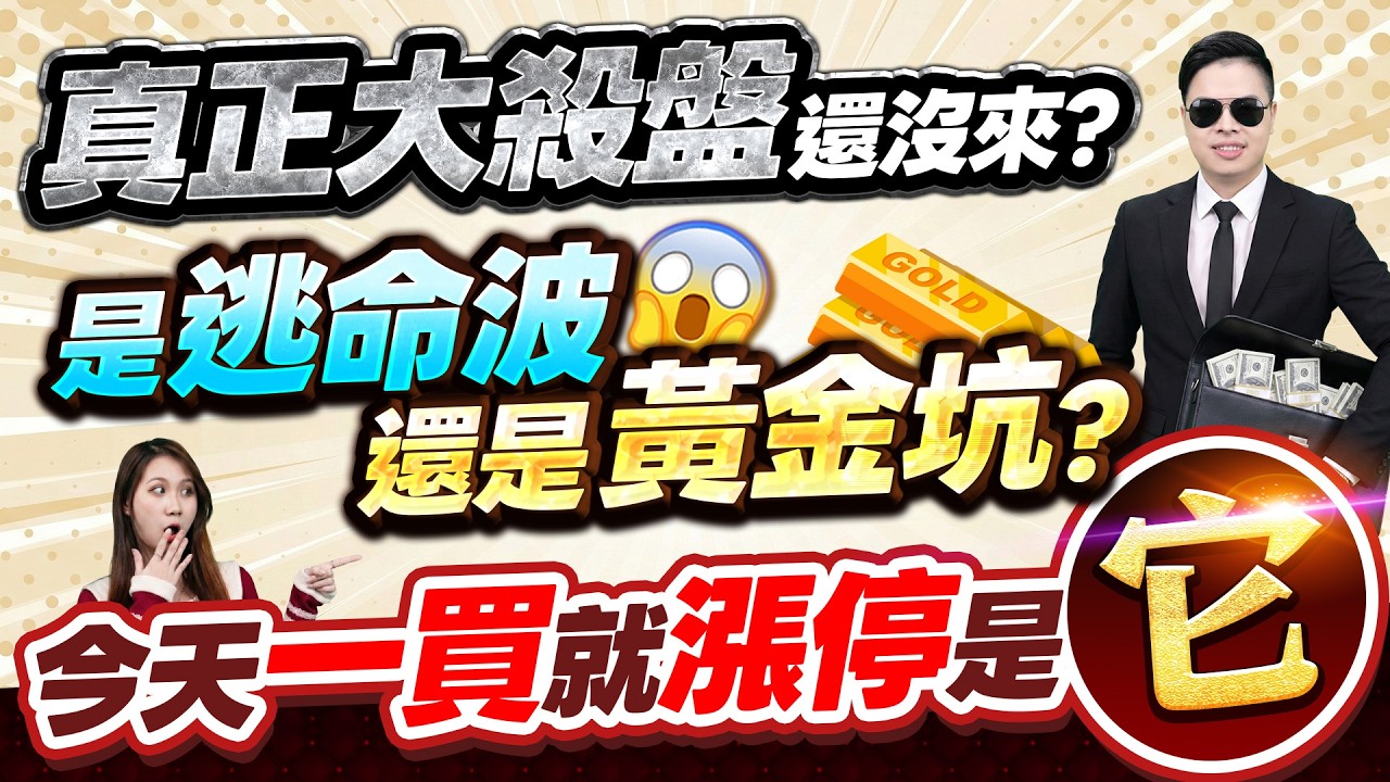 2026.03.02【大V轉! 但真正的大殺盤還沒來😱? 是逃命波還是黃金坑? 今天一買就漲停是它! PCB/CPO/低軌衛星/設備股/記憶體】外資超錢線 張貽程分析師 主持人 鄭惠庭