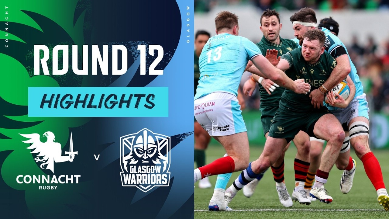 Connacht v Glasgow Warriors | Highlights | Round 12 | URC 2025/26