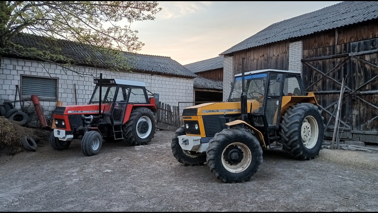 Ursusy 385 & 1224 na polu - siew Bobiku