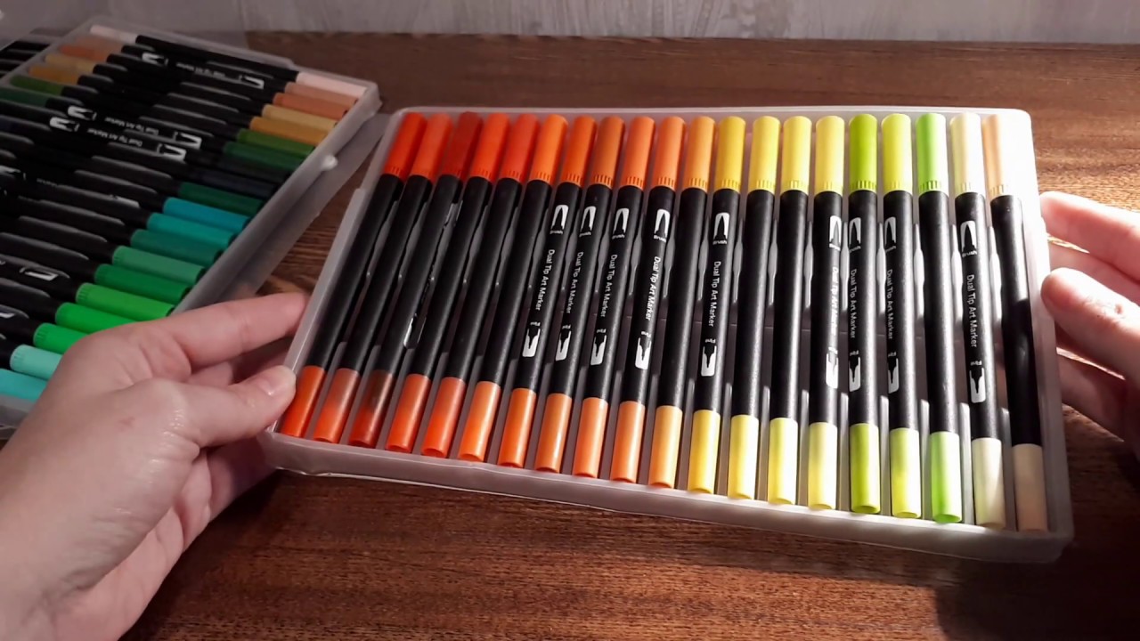 Брашпены: распаковка и пример раскрашивания