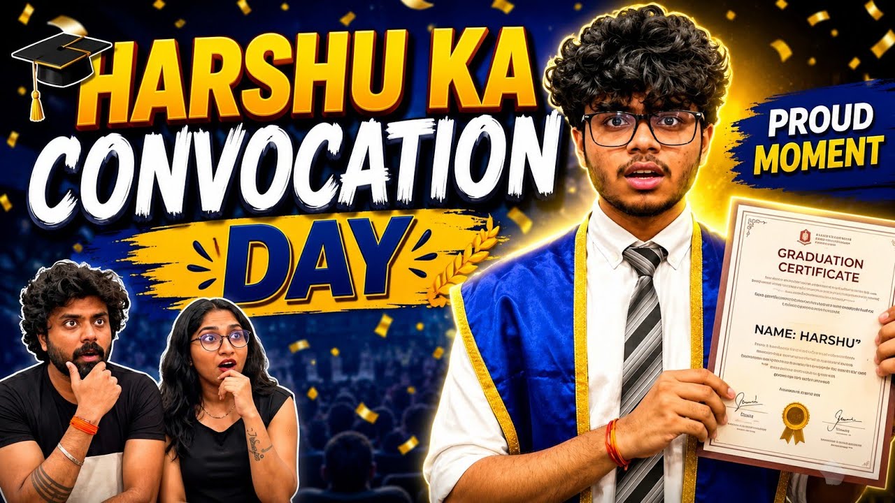 Harshu Ka Convocation Day! 🎓 But FTM Ke Baad Naam Ka Kya Hua?