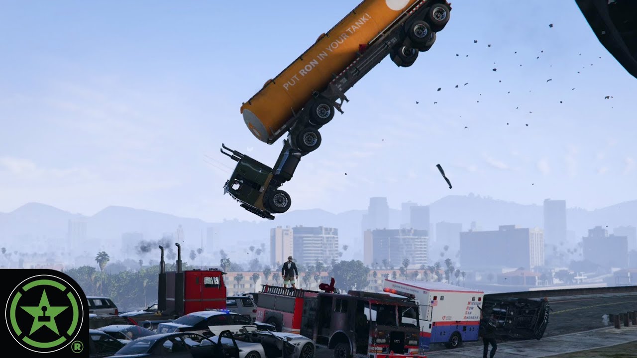 WE MAKE A CAR BALL PIT - GTA V: Free Play | Let's Play
