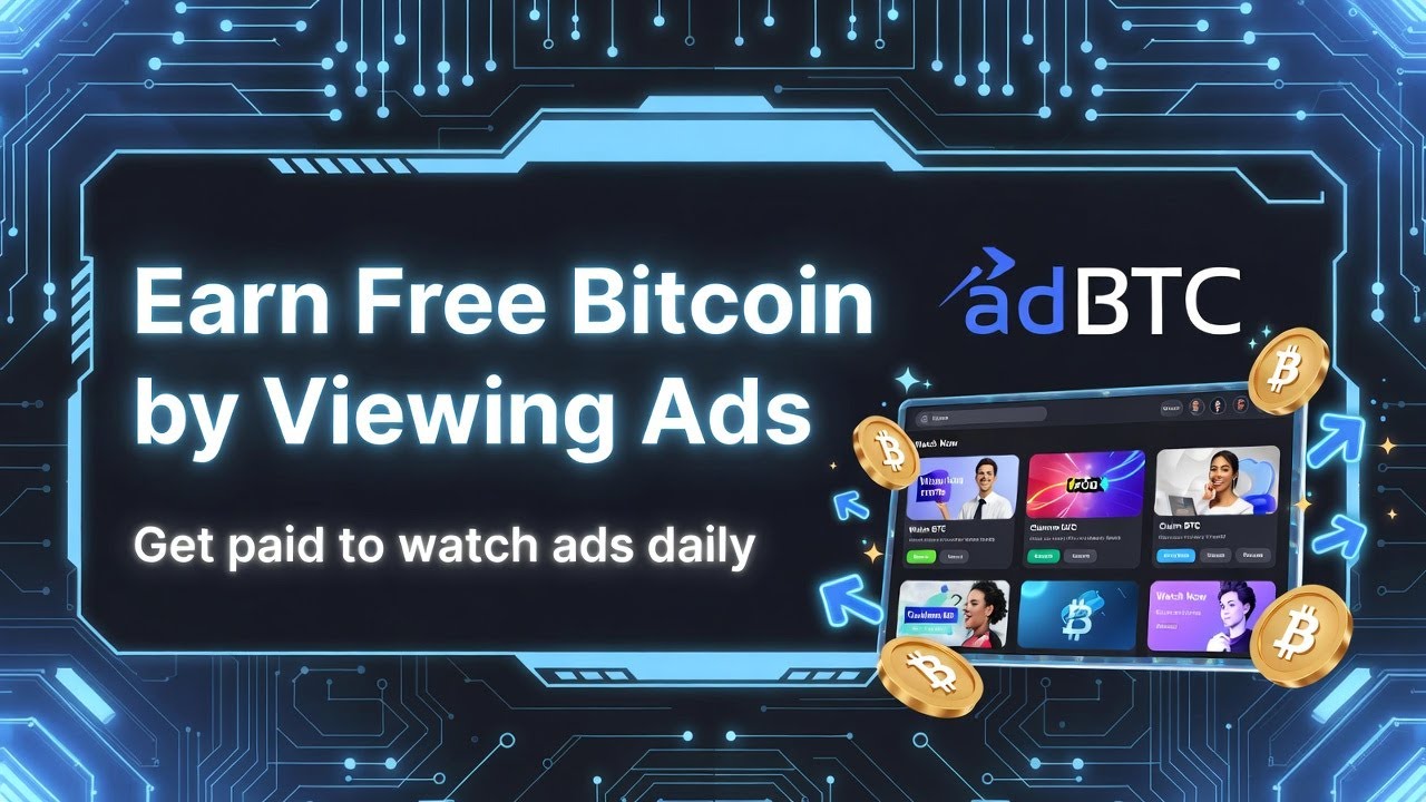 Earn Free Bitcoin by Viewing Ads | adBTC