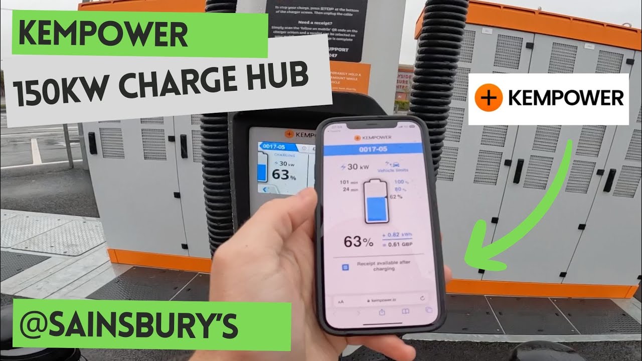 Overview of Kempower charging experience at Sainsbury's Crayford