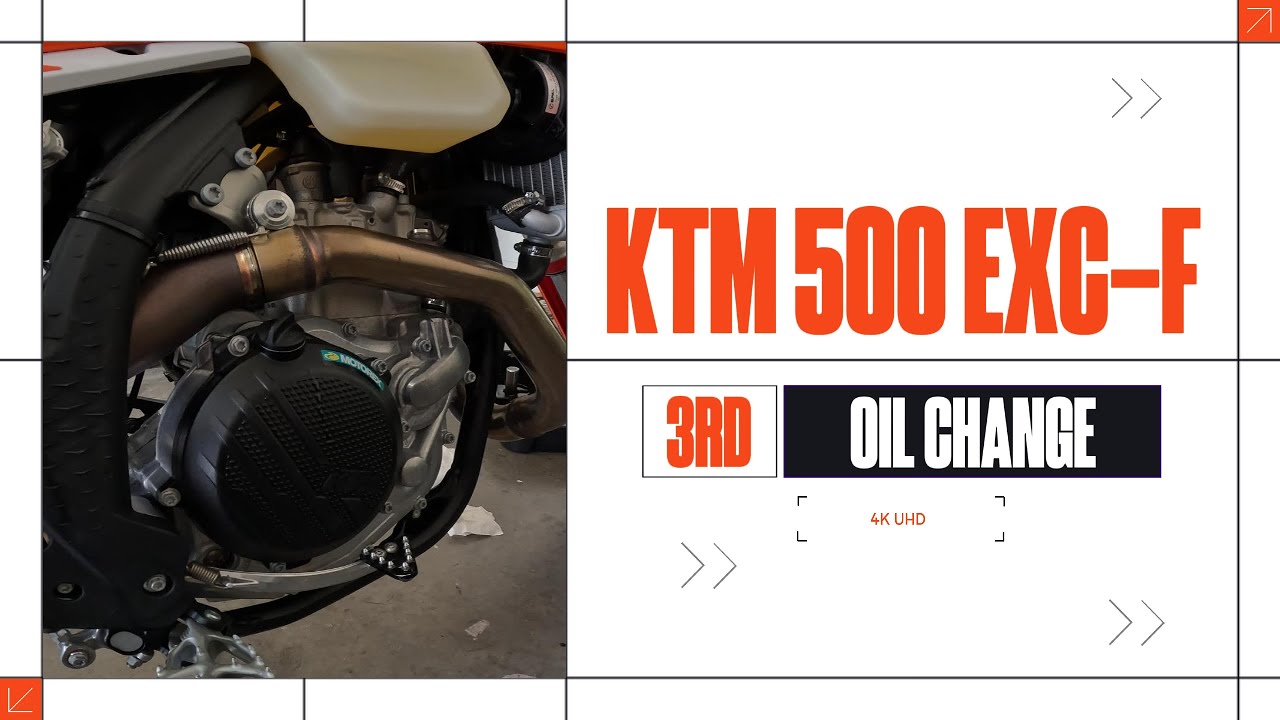 2024 AND 2025 KTM 500 OIL CHANGE