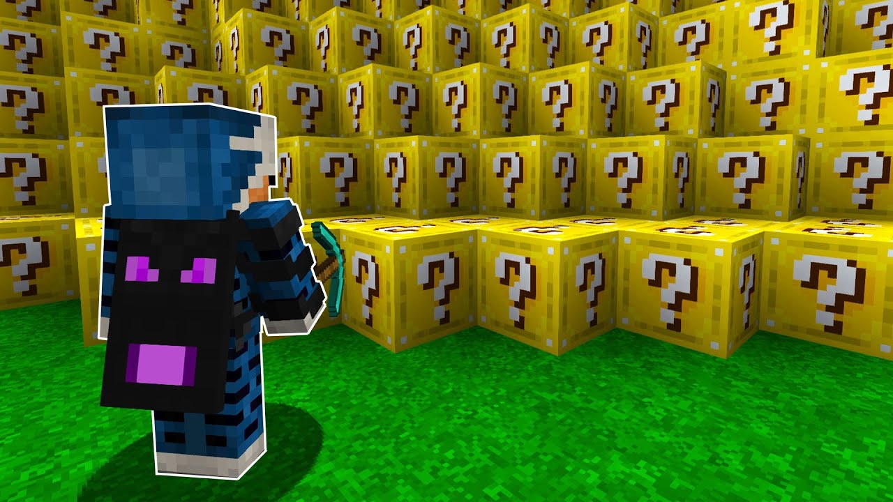 APRO 100.000 LUCKY BLOCK FORTUNATI NEL MIO MONDO - Minecraft ITA