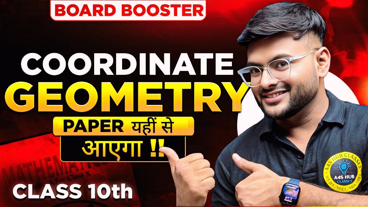 Coordinate Geometry Class 10 Maths in 1 Video I Coordinate Geometry One Shot I Board Booster Series