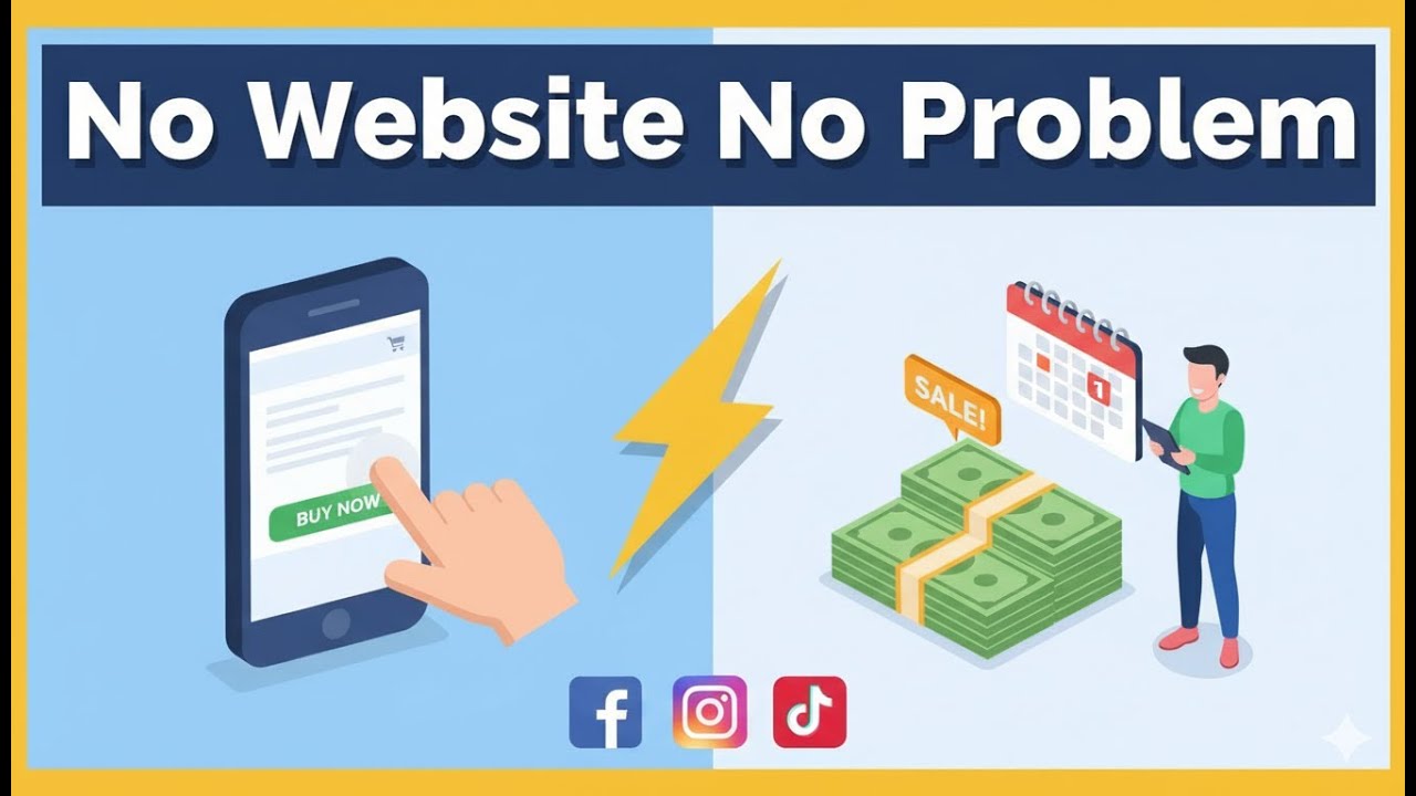 No Website No Problem, Start Making Sales NOW