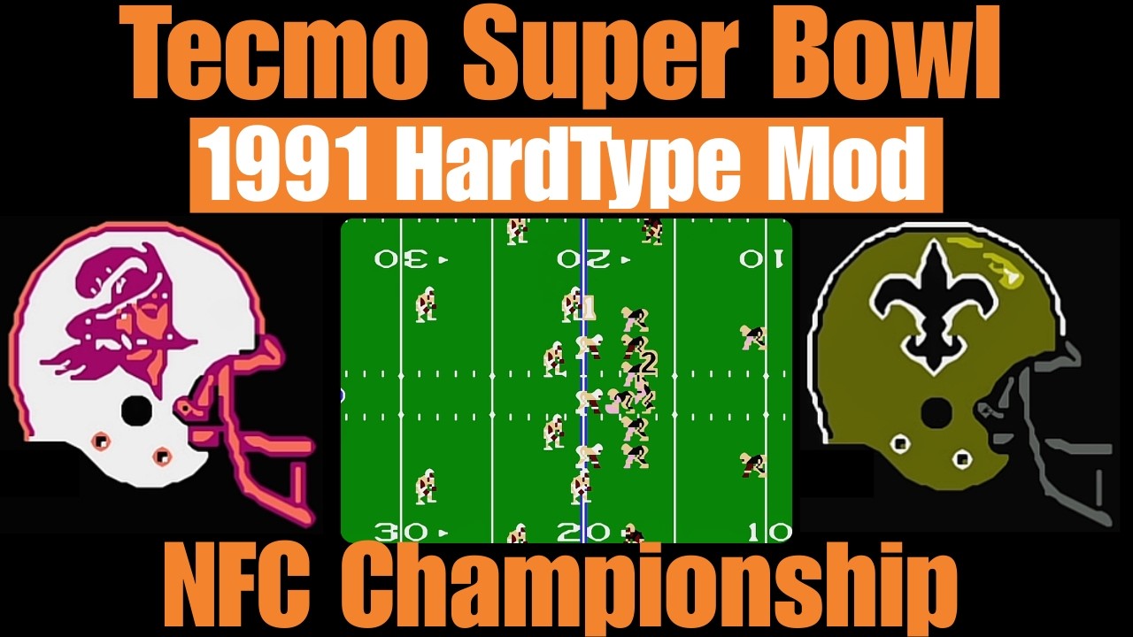 Playoffs NFC Championship - 1991 Tecmo Super Bowl - Buccaneers vs Saints - NES