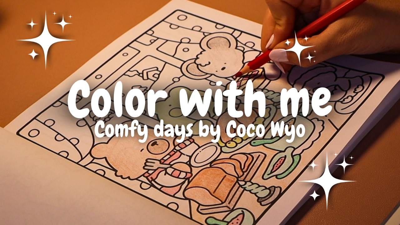 Color with me (ASMR) 🌷 Little Corner by Coco Wyo ✨