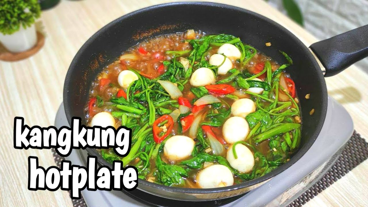 BIKIN KANGKUNG HOT PLATE ALA RUMAHAN | SIMPLE ENAK BANGET