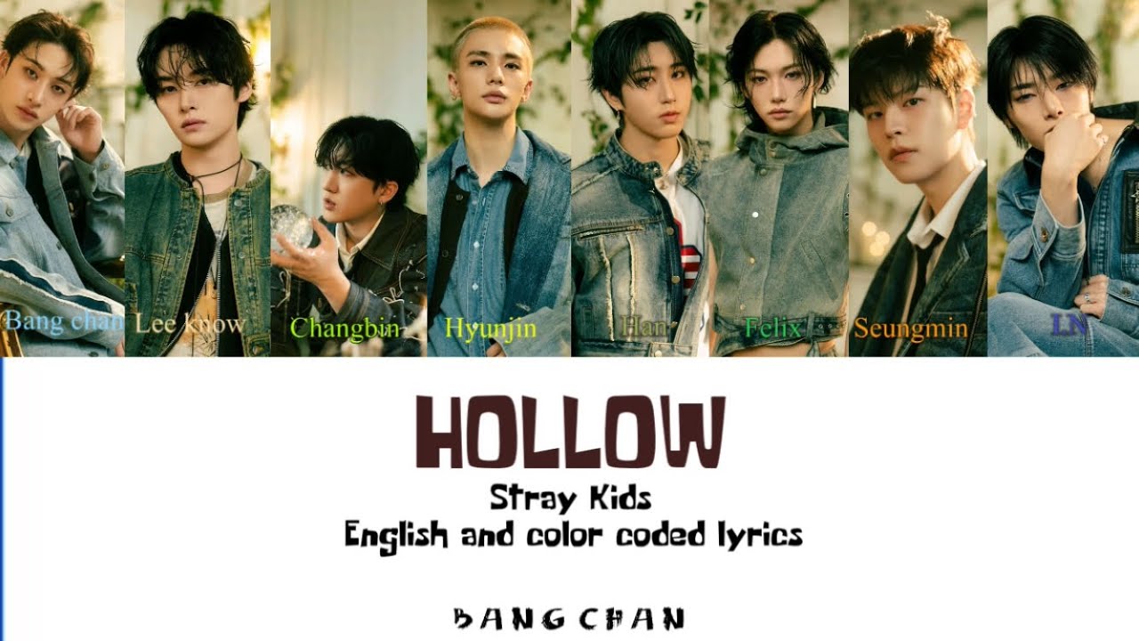 Hollow lyric video (all music rights go to Stray Kids)