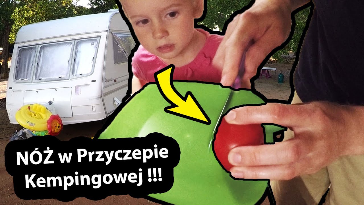 Tępy Nóż w Przyczepie Kempingowej !!! - Czy Przejdzie 