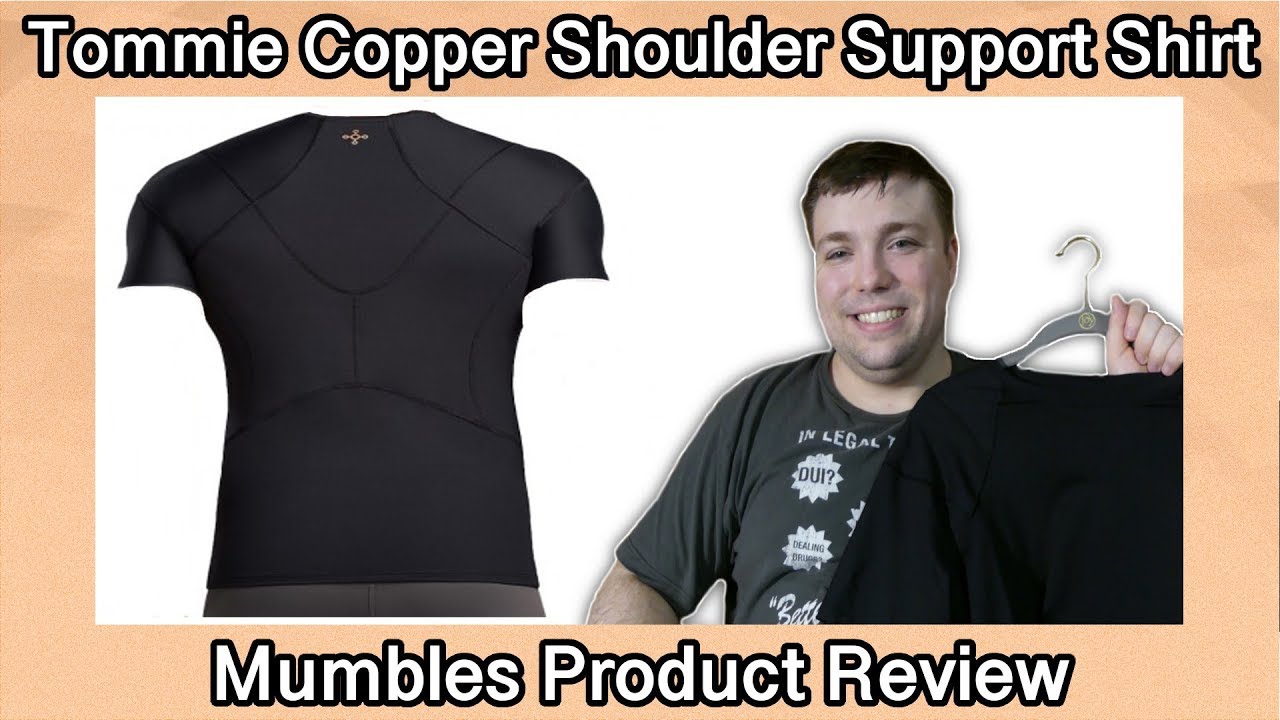 Cure For Sore Back? Tommie Copper Men's Pro-Grade Short Sleeve Shoulder Support Shirt Review