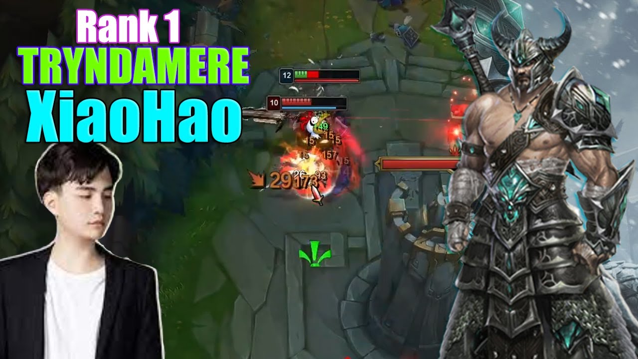 RANK 1 TRYNDAMERE - XIAOHAO TRYNDAMERE VS ORNN - XIAOHAO STREAM