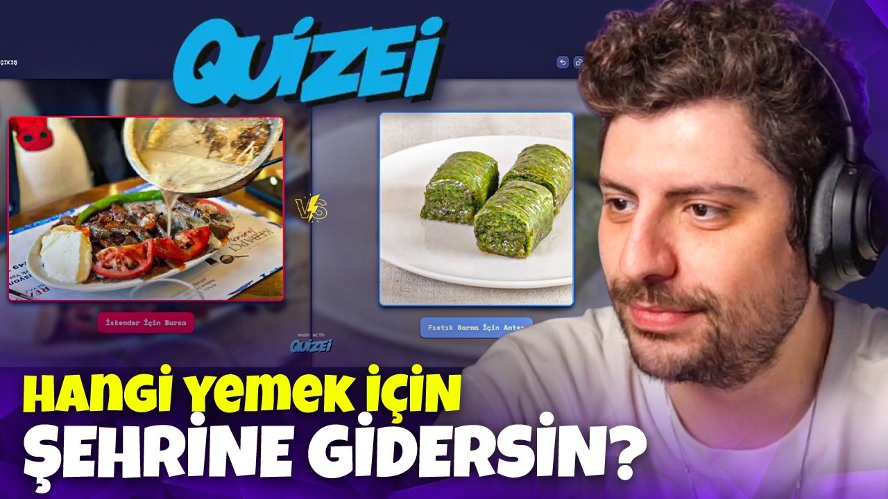 HANGİ YEMEK İÇİN ŞEHİR DEĞİŞTİRİRSİN? | Quizei