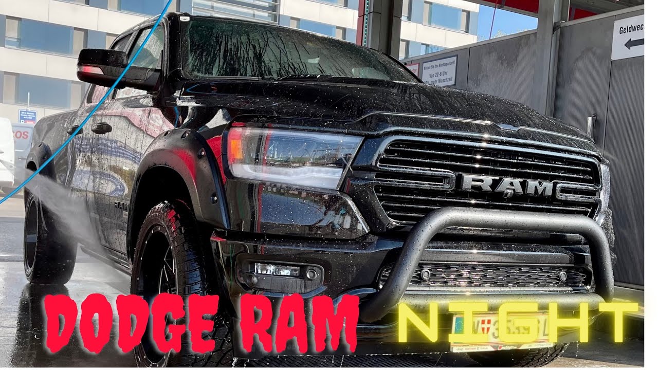 DODGE RAM Abholung | test in die WASCHANLAGE